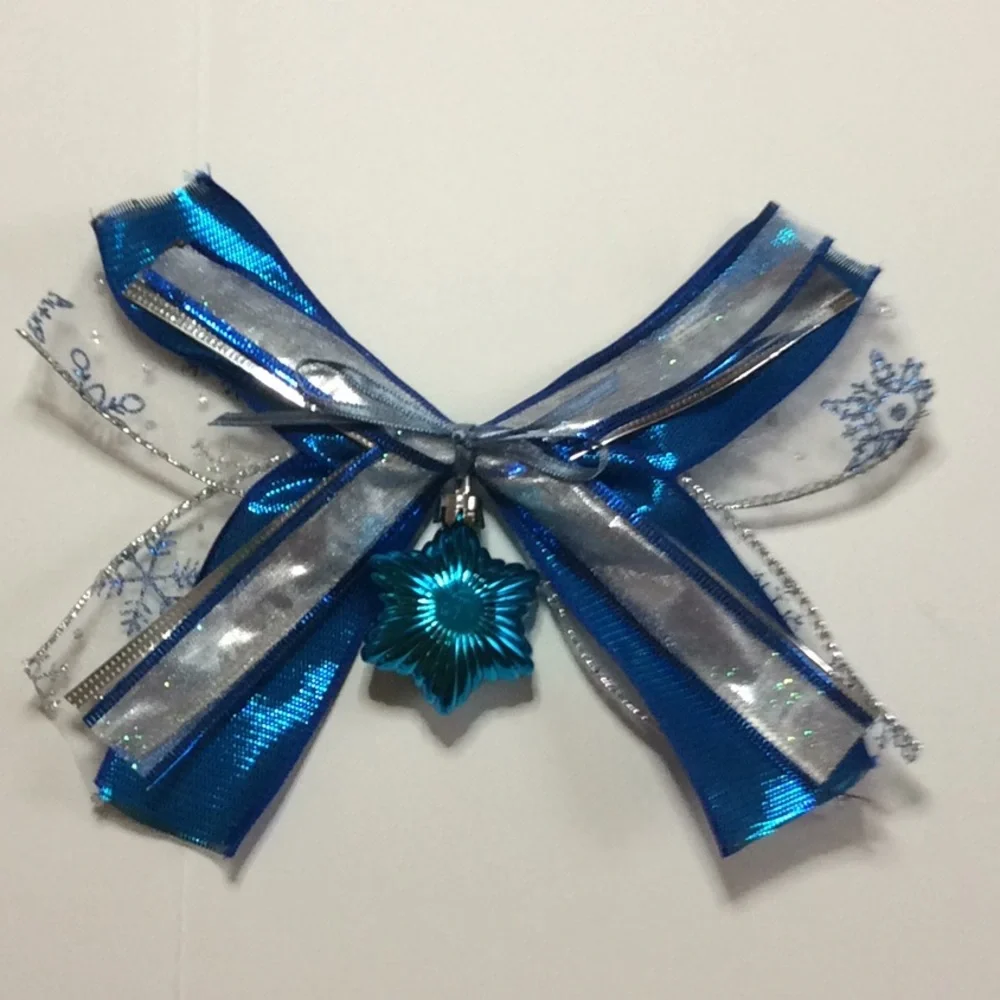 Christmas Bows Qty 12 for Gifts Baskets Presents handmade